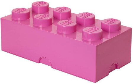 LEGO Storage Brick Boîte de Rangement rose x8