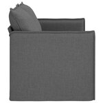 vidaXL Canapé Gris foncé 156 x 82 x 85 cm tissu
