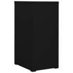vidaXL Classeur Noir 46x62x102 5 cm Acier