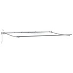 vidaXL Auvent Rétractable avec Beige 600 × 300 cm tissu