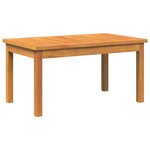 vidaXL Table basse Huile Naturelle Bois d'Acacia Massif
