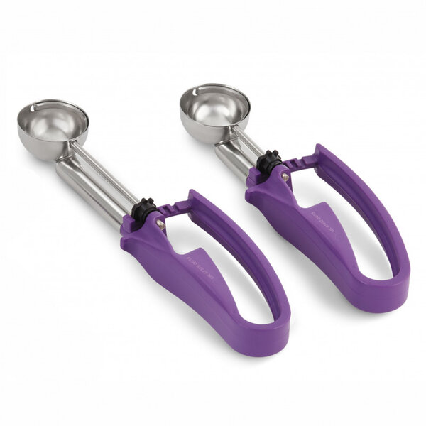 Cuillère pression à glace anti- allergène longue - lot de 12 - pujadas -  - inox0.022