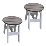 AXI Ensemble de table de pique-nique enfants 3 Pièces Gris et blanc