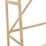 vidaXL Porte-vêtement avec étagères 110x40x180 cm bambou