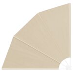 vidaXL Écran de confidentialité pour balcon Beige 160 x 160 cm tissu