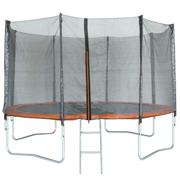 TRIGANO Trampoline avec filet de sécurité 427 cm