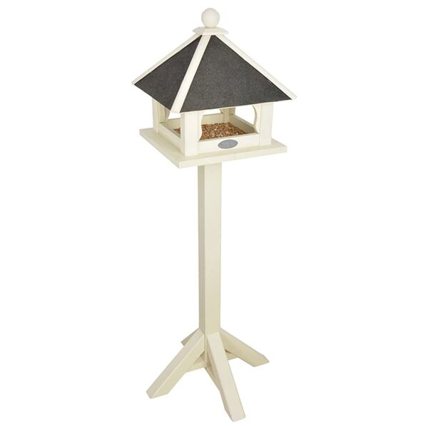 Mangeoire pour oiseaux blanche esschert design cf55w