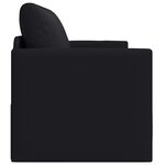 vidaXL Canapé-lit pliant Noir 124 x 71 x 78 cm PVC
