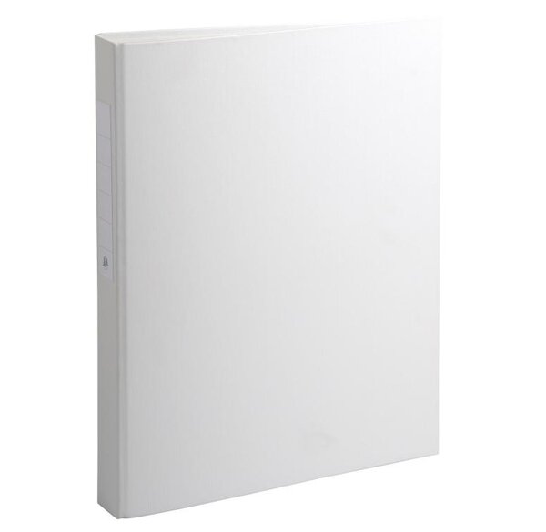 Classeur à anneaux, PP, 2 anneaux, A4, blanc EXACOMPTA