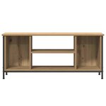 vidaXL Meuble TV Chêne artisanal 102 x 35 x 45 cm Bois d'ingénierie