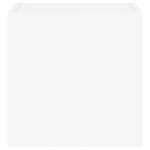 vidaXL Meuble TV mural avec lumières LED blanc 30 5x35x30 cm