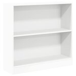 vidaXL Bibliothèque blanc 80x24x75 cm bois d'ingénierie