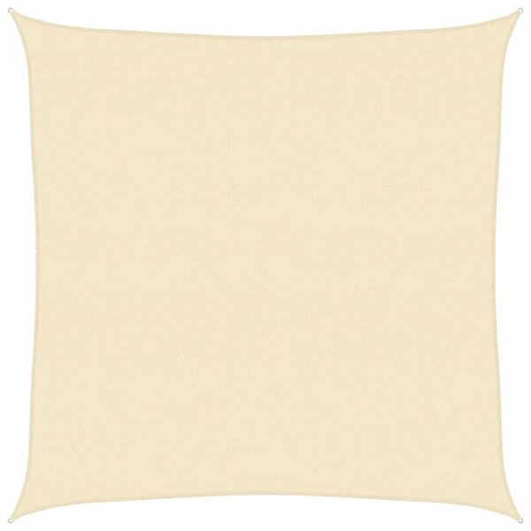 vidaXL Voile d'ombrage 160 g/m² Crème 4 5x4 5 m PEHD