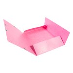 Chemise À Élastiques Maxi Capacity Carte Lustrée 425gm2 - A4 - Rose - X 25 - Exacompta