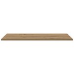 vidaXL Planche d'étagère à livres 4 Pièces Marron 100 x 40 x 1.5cm