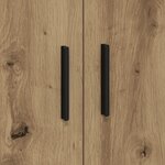 Meuble de rangement vidaXL en chêne  118x41x40 cm  en bois aggloméré