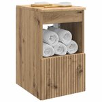 vidaXL Armoire de salle de bain Chêne artisanal 30 x 44 5 x 50 cm