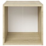 vidaXL Ensemble de meubles TV 8 Pièces Blanc chêne sonoma Bois ingénierie