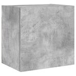 vidaXL Meubles TV muraux 2 Pièces gris béton 40 5x30x40cm bois ingénierie