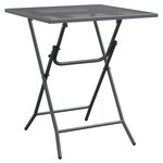 vidaXL Mobilier à dîner de jardin 5 Pièces Maille Métal Anthracite