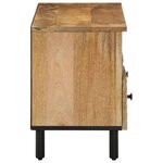 vidaXL Meuble TV 100x33x46 cm bois massif de manguier