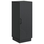 vidaXL Buffet Noir 33 x 34 5 x 87 cm Bois d'ingénierie