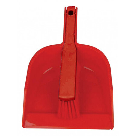 Kit de nettoyage pelle et balayette de couleur rouge - l2g -  - plastique