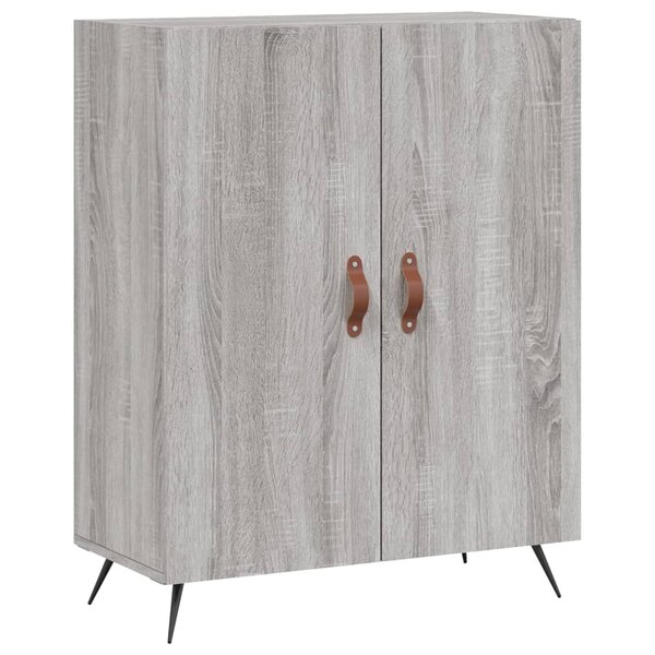 vidaXL Buffet sonoma gris 69 5x34x90 cm bois d'ingénierie