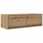 vidaXL Meuble TV 2 Pièces chêne artisanal 80x31x25 5 cm bois d'ingénierie