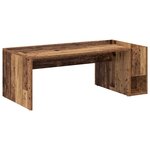 vidaXL Table basse Bois ancien 101 5 x 50 x 37 cm Bois d'ingénierie