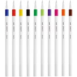 Etui de 10 feutres emott 'essential colors' pointe fine assortis uni-ball