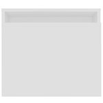 vidaXL Ensemble de tables basses Blanc 100x48x40 cm bois d’ingénierie