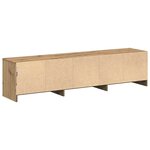 vidaXL Meuble TV Chêne artisanal 162 5 x 34 x 40 cm Bois d'ingénierie