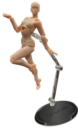 Figurine articulée dessin manga mannequin femme miss graph'it body chan