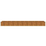 vidaXL Lit surélevé de jardin 386x50x36 cm acier corten
