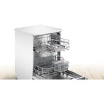 Lave-vaisselle pose libre bosch sms4htw47e série 4 - 12 couverts - induction - l60cm - 44db - blanc