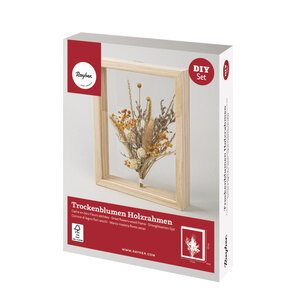 Kit Cadre bois Fleurs séchées   FSC 100