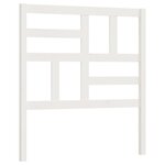 vidaXL Tête de lit Blanc 81x4x104 cm Bois massif de pin
