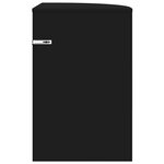 vidaXL Table d'appoint Noir 39 7 x 39 7 x 60 cm Bois d'ingénierie