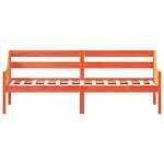 vidaXL Lit de jour sans matelas cire marron 100x200 cm pin massif