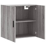 vidaXL Armoire murale sonoma gris 60x31x60 cm bois d'ingénierie