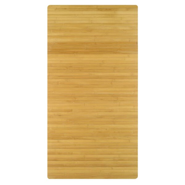 Kleine Wolke Tapis de bain Bambus 60x115 cm Marron