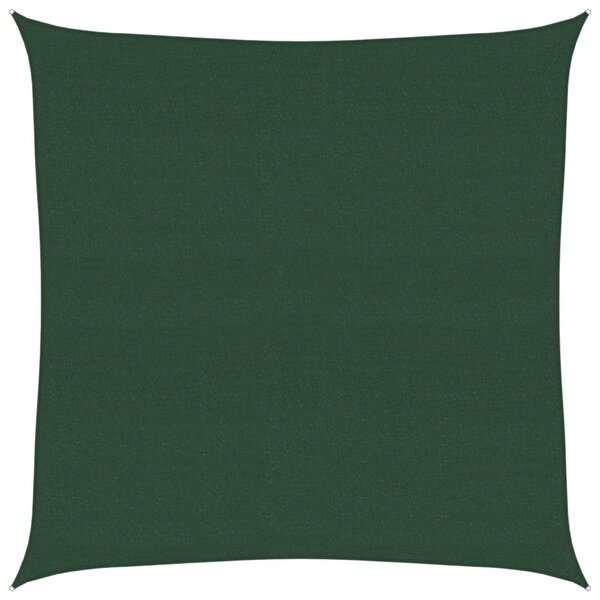 vidaXL Voile d'ombrage 160 g/m² Vert foncé 4 5x4 5 m PEHD
