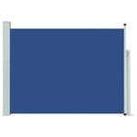 vidaXL Auvent latéral rétractable de patio 120x500 cm Bleu