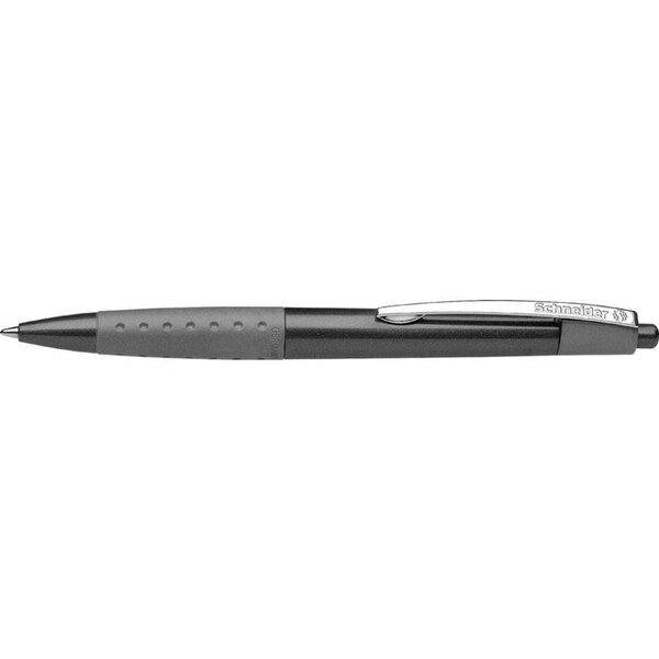 Stylo à bille loox anthracite pte moyenne noir x 10 schneider