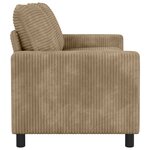 vidaXL Canapé Taupe 156 x 81 x 87 5 cm Polyester