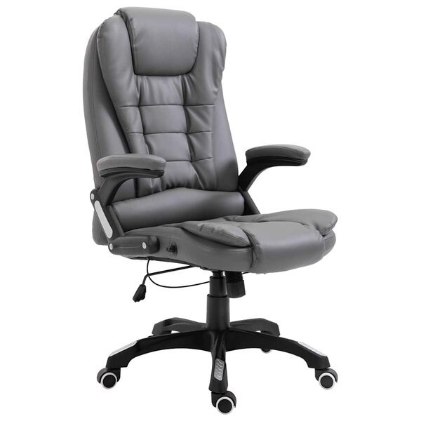 vidaXL Chaise de bureau Anthracite Similicuir