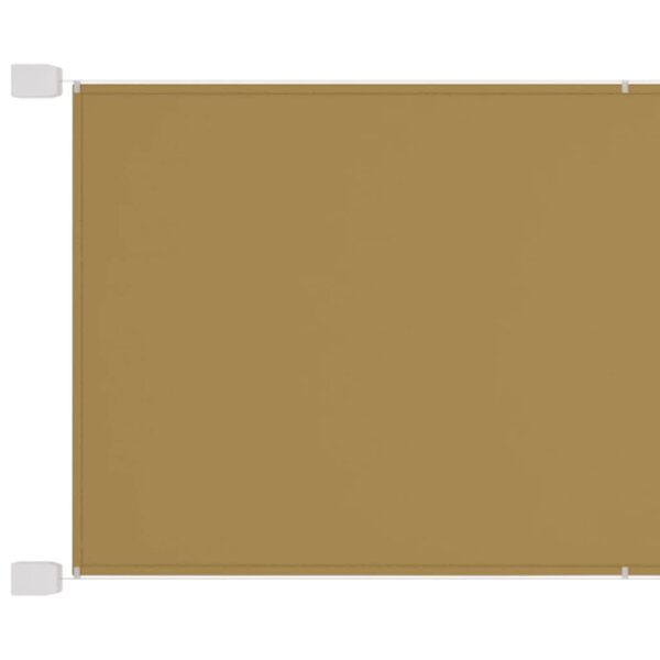 vidaXL Auvent vertical Beige 200x420 cm Tissu oxford