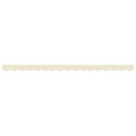 vidaXL Tissu de remplacement de cantonnière d’auvent rayure crème 4 m