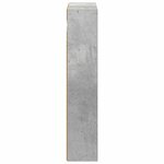 vidaXL Armoire murale de salle de bain Gris Béton 30 x 10 x 50 cm